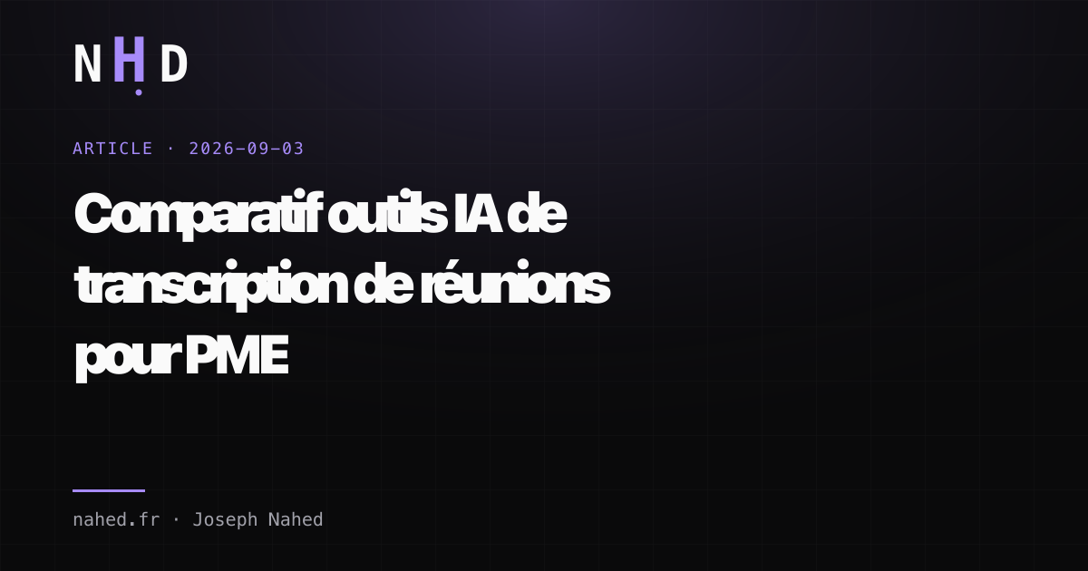 Comparatif des assistants IA Fathom, Fireflies, tl;dv et Otter pour transcrire les réunions d’une PME